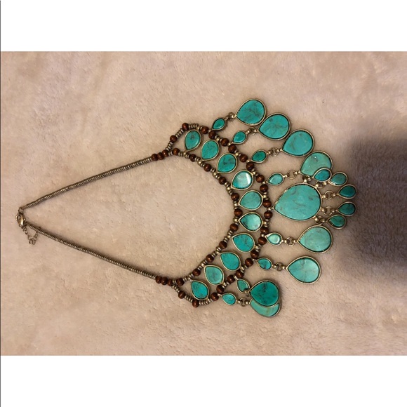 Turquoise/ Blue statement necklaces bundle - Picture 5 of 5